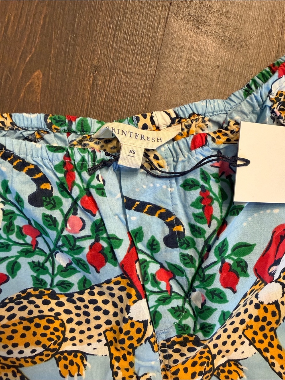 NWT Printfresh Very Merry Bagheera Sleep Shorts Boxers Size XS 🐆 🎅🏻 - Picture 3 of 5